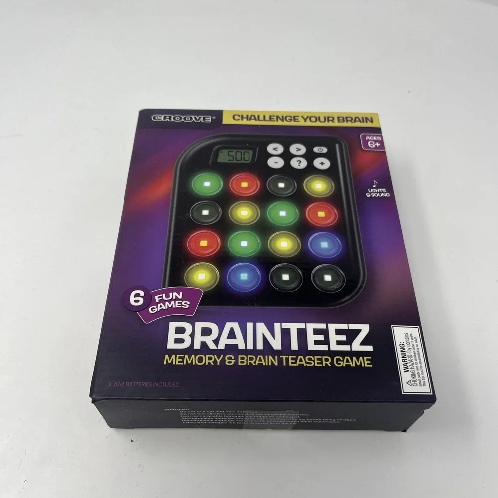 Brainteez 6‎ in 1 Brain Teasers & Memory Game 6 Fun Game for Kids NEW